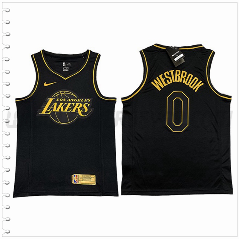 Camiseta Los Angeles Lakers (WESTBROOK #0) Negro