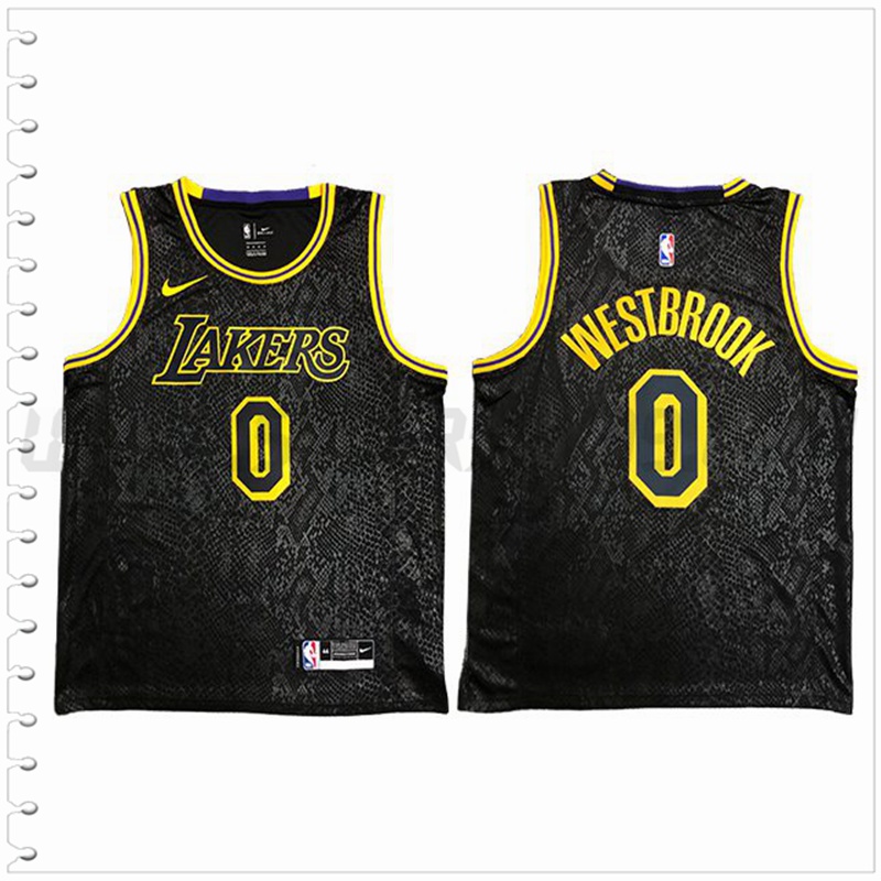 Camiseta Los Angeles Lakers (WESTBROOK #0) Negro