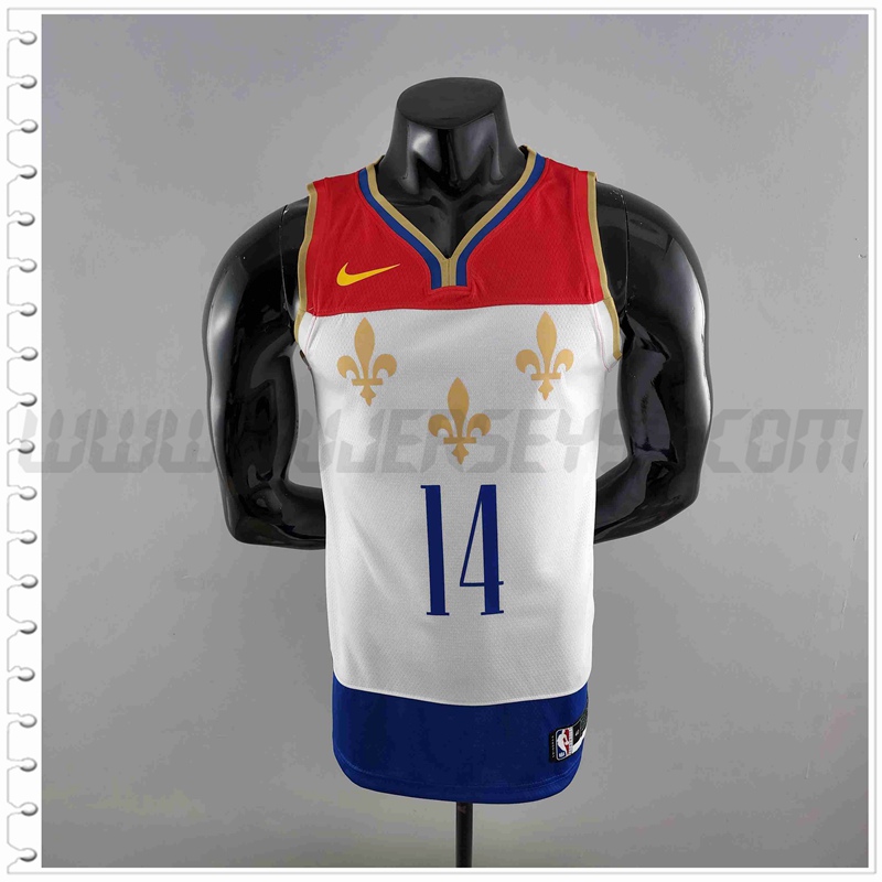 Camiseta New Orleans Pelicans (INGRAM #14) 2020 Rojo/Blanco/Azul Urban Edition