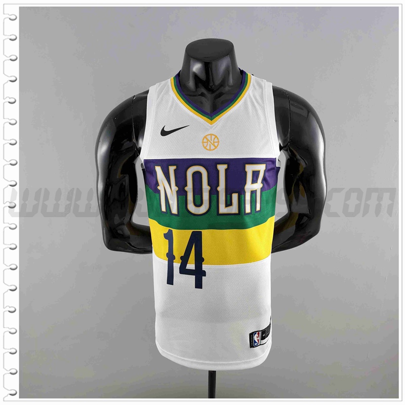 Camiseta New Orleans Pelicans (INGRAM #14) Blanco Urban Edition