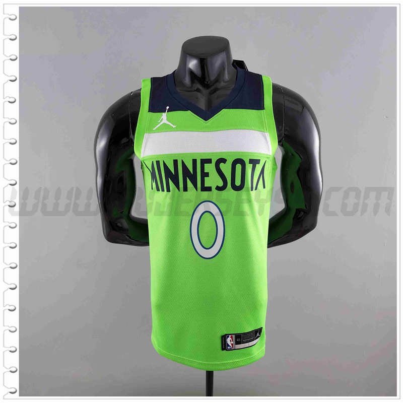 Camiseta Minnesota Timberwolves (RUSSELL #0) Verde Air Jordan