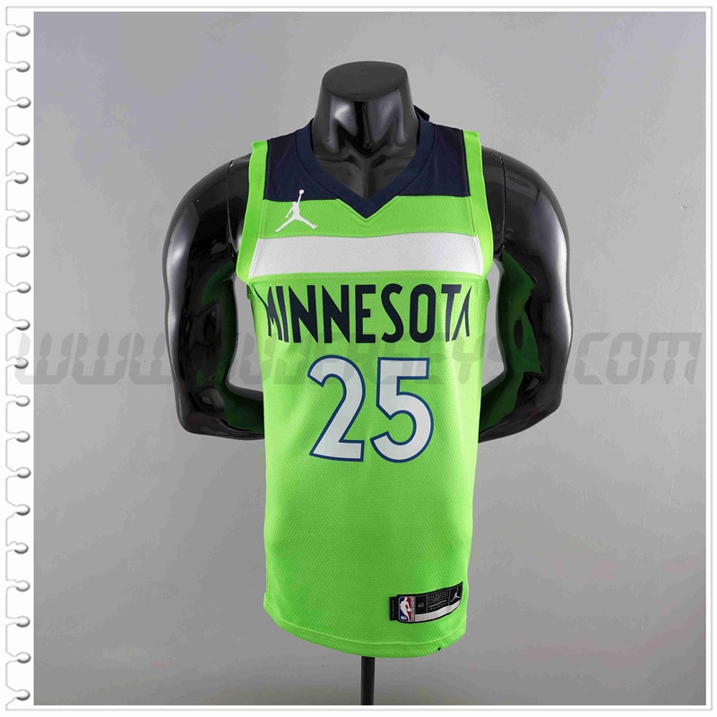 Camiseta Minnesota Timberwolves (Rosa #25) Verde Air Jordan