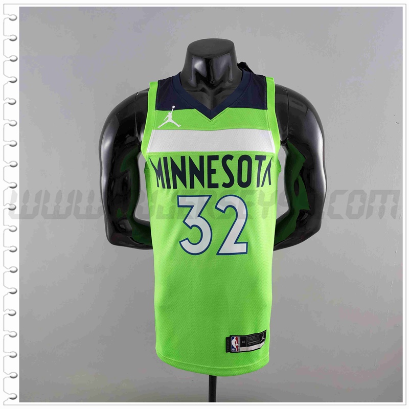 Camiseta Minnesota Timberwolves (TOWNS #32) Verde Air Jordan