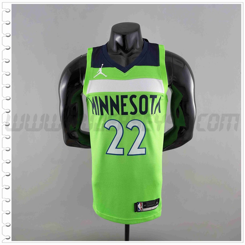 Camiseta Minnesota Timberwolves (WIGGINS #22) Verde Air Jordan