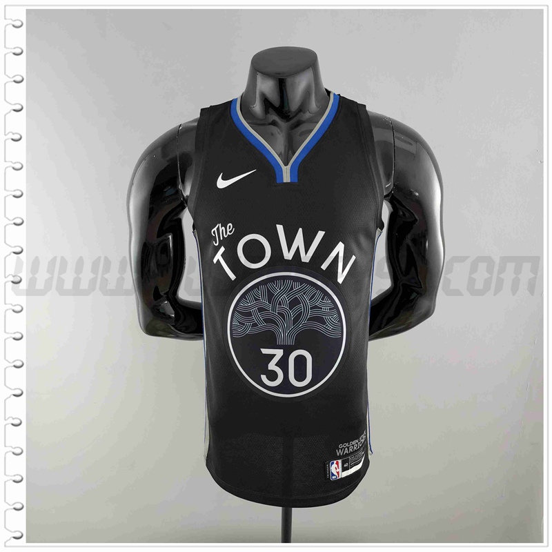 Camiseta Golden State Warriors (CURRY #30) 2020 Negro City Edition