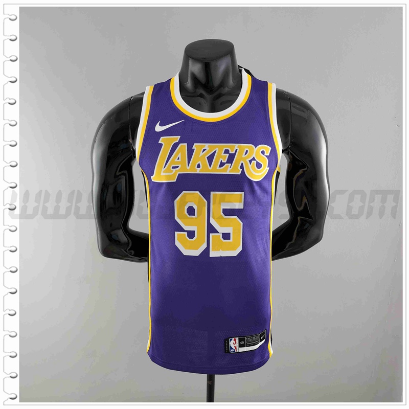 Camiseta Los Angeles Lakers (TOSCANO #95) Púrpura