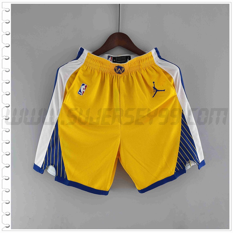 Pantalones Cortos NBA Golden State Warriors Amarillo Air Jordan