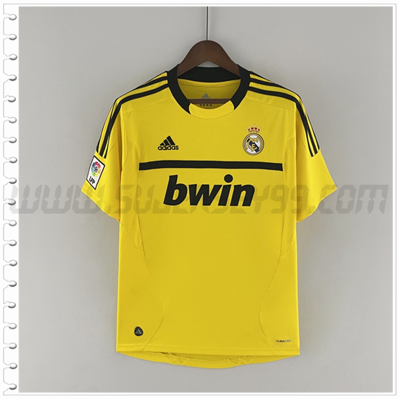 Camiseta Futbol Portero Real Madrid Amarillo Retro 2022 2023