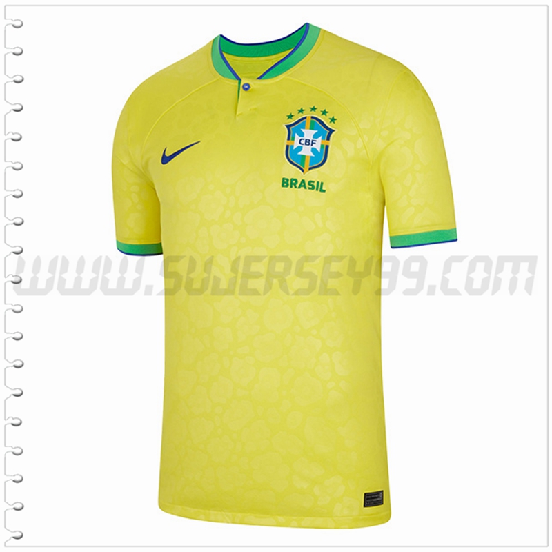 Primera Camiseta Equipo Brasil 2022 2023