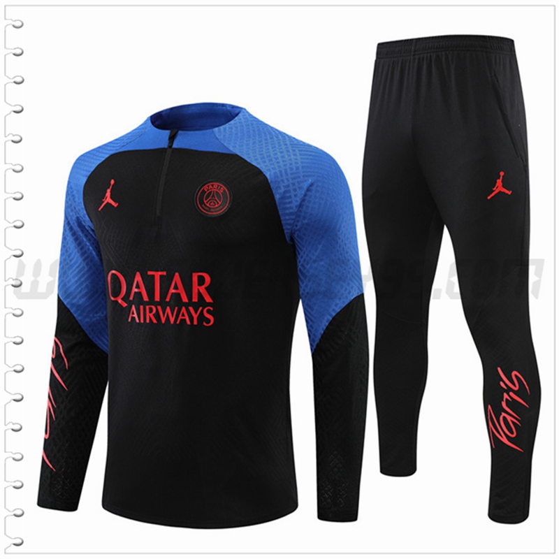 Chandal Futbol Jordan PSG Negro/Azul 2022 2023