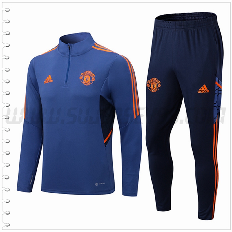 Chandal Futbol Manchester United Azul 2022 2023