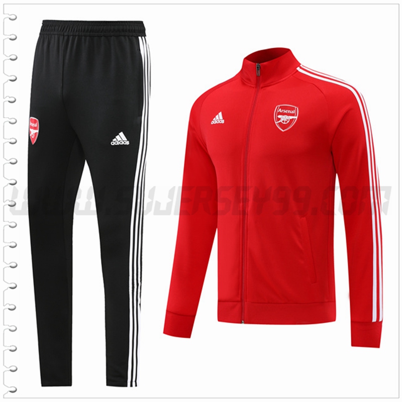 Chaqueta Chandal Futbol Arsenal Rojo 2022 2023