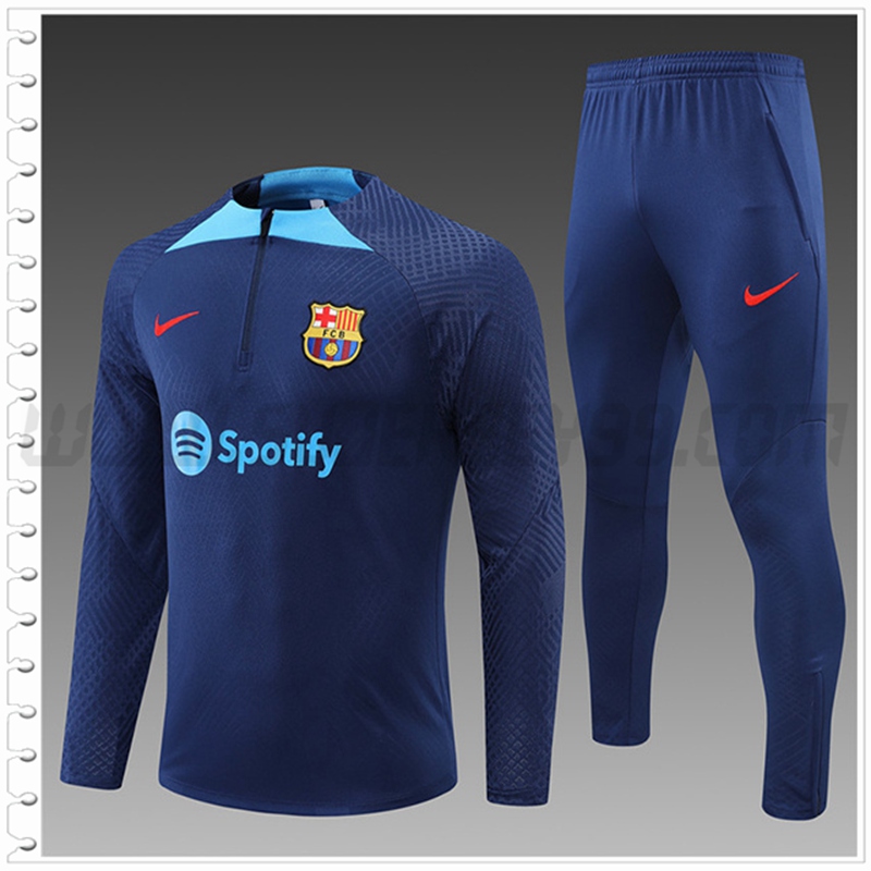 Chandal Futbol FC Barcelona Ninos Azul 2022 2023