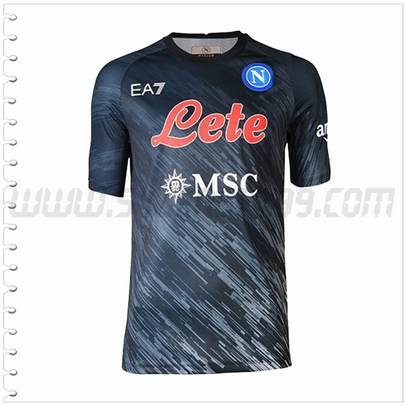 Tercera Nuevo Camiseta SSC Nápoles Azul marino 2022 2023