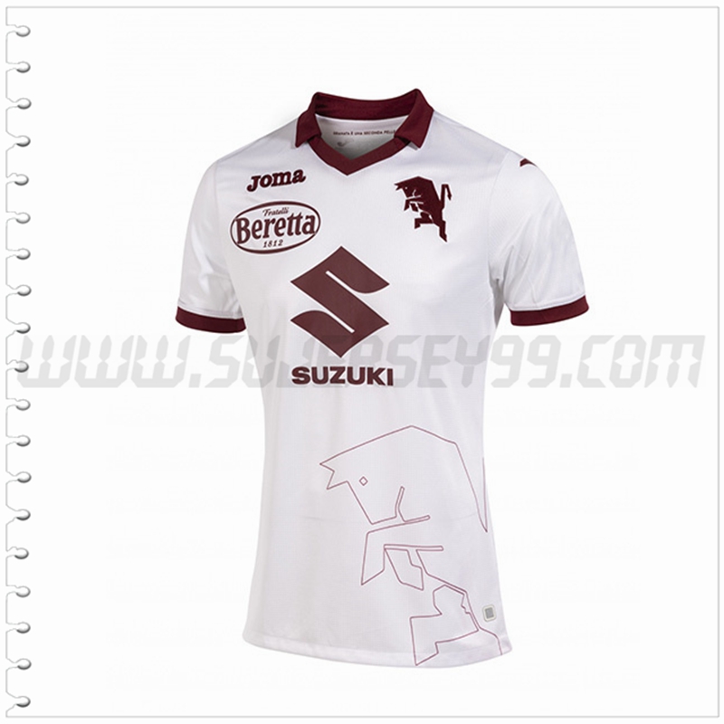 Segunda Nuevo Camiseta Torino Blanco 2022 2023