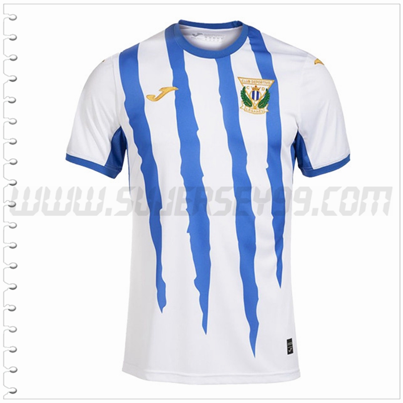 Primera Nuevo Camiseta CD Leganes Azul Blanco 2022 2023