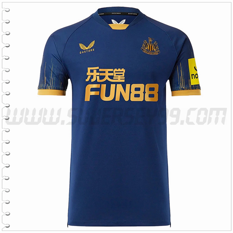 Segunda Nuevo Camiseta Newcastle United Azul marino 2022 2023