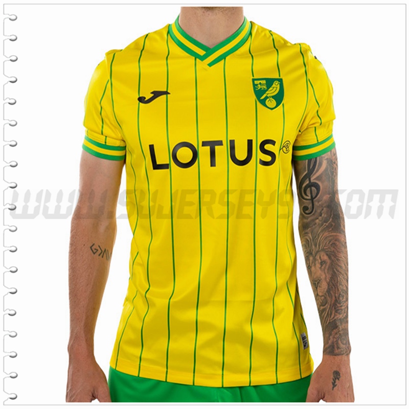 Primera Nuevo Camiseta Norwich City Amarillo 2022 2023