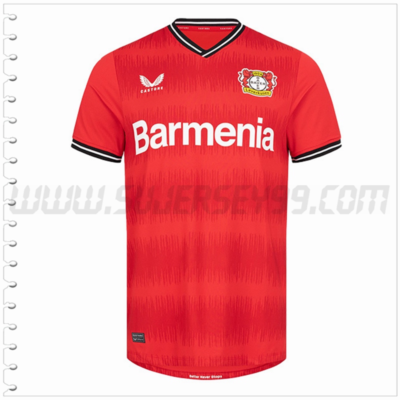 Primera Nuevo Camiseta Bayer 04 Leverkusen Rojo 2022 2023