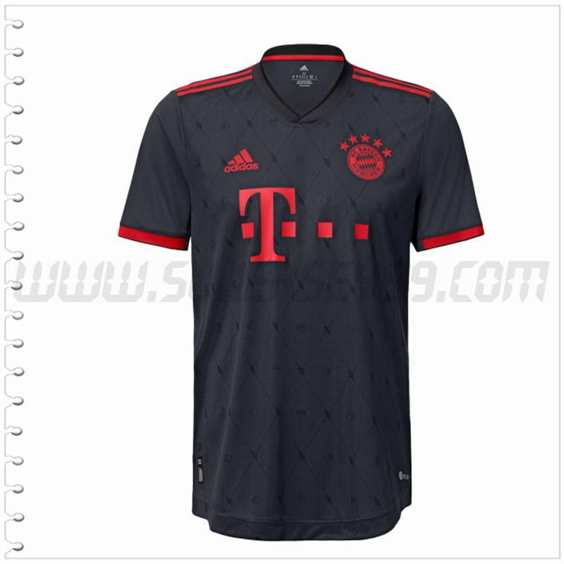 Tercera Nuevo Camiseta Bayern Munich Negro 2022 2023