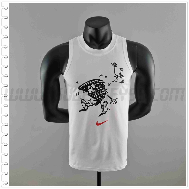 Camiseta NBA sin mangas Blanco #K000187