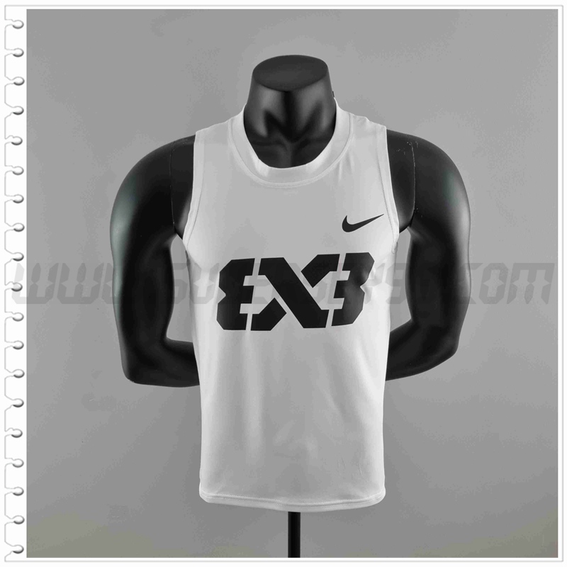 Camiseta NBA sin mangas Blanco #K000191