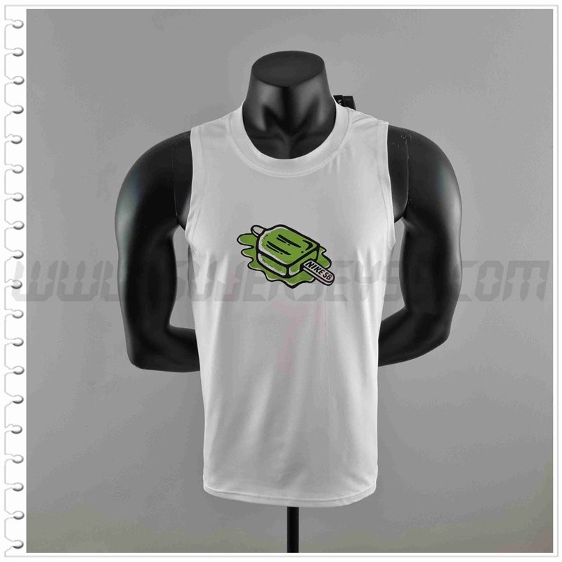 Camiseta NBA sin mangas Blanco #K000193