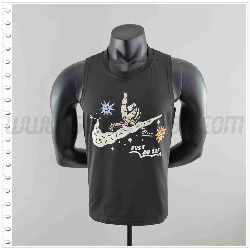 Camiseta NBA sin mangas Negro #K000198