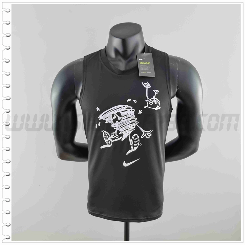 Camiseta NBA sin mangas Negro #K000200