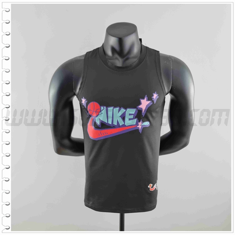 Camiseta NBA sin mangas Negro #K000202