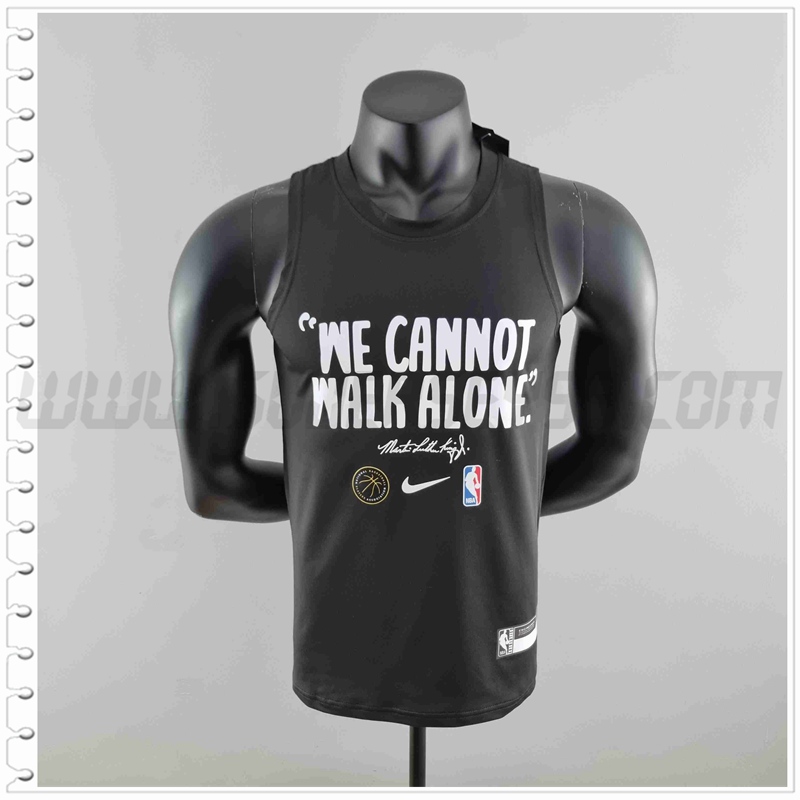 Camiseta NBA sin mangas Negro #K000204