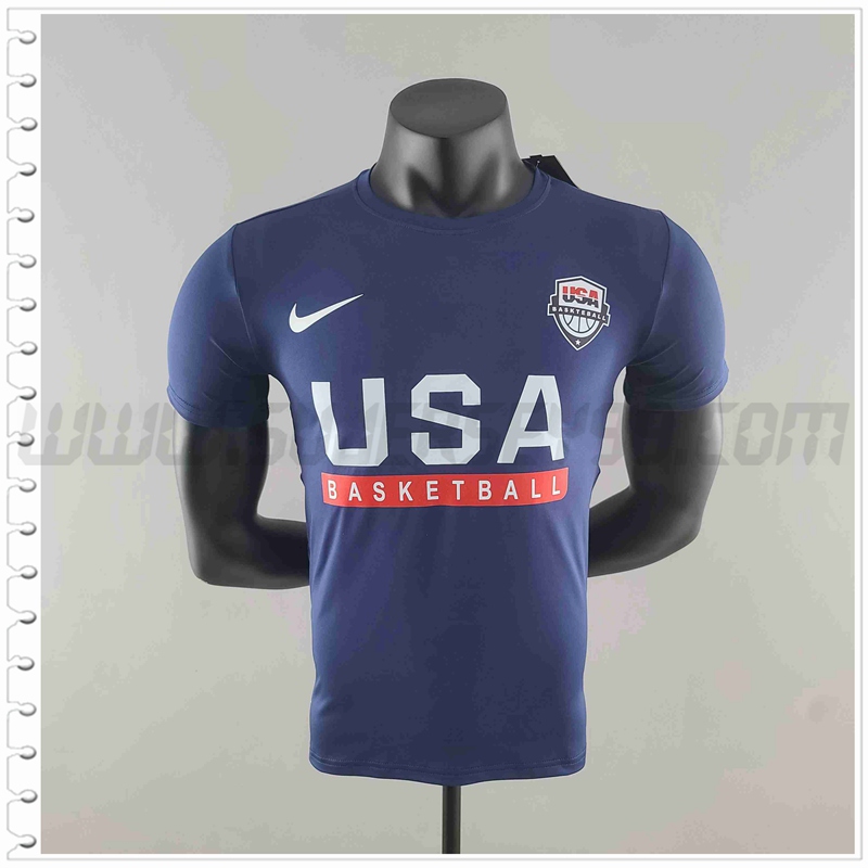 Camiseta NBA Entrenamiento Azul Marino #K000207