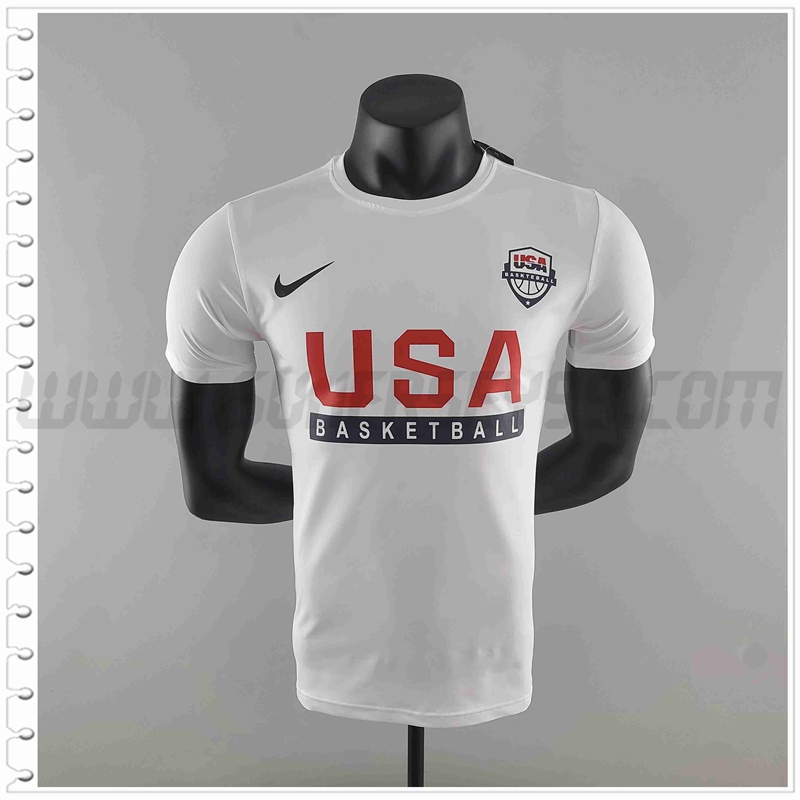 Camiseta NBA Entrenamiento Blanco #K000211