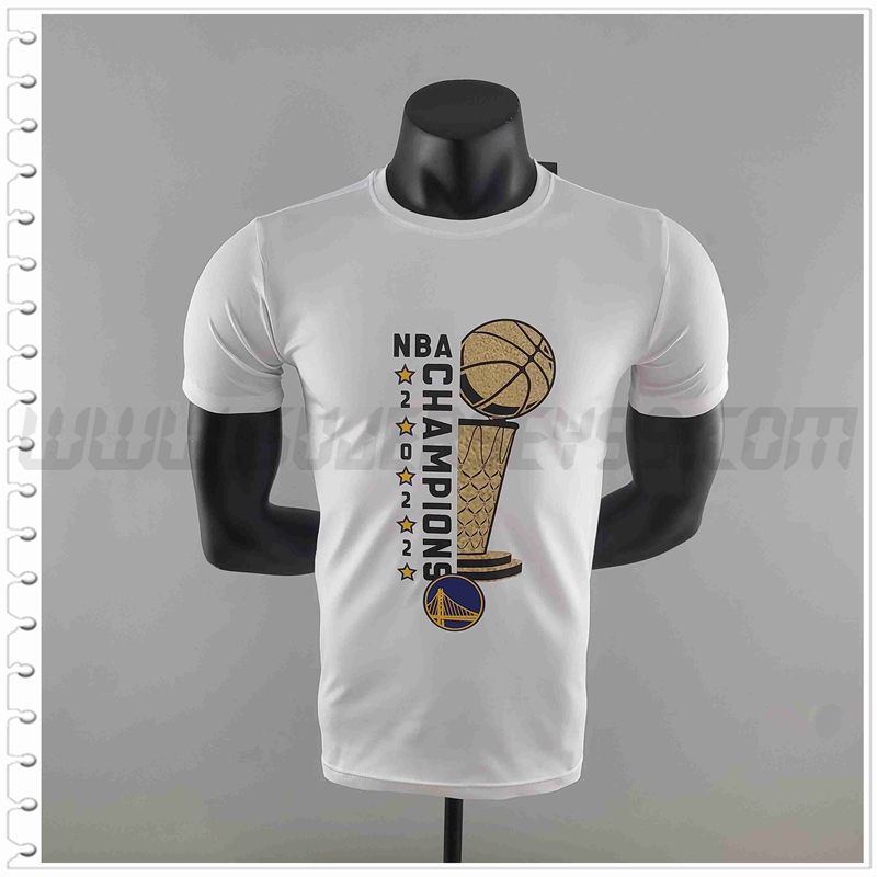 NBA Golden State Warriors Camiseta Entrenamiento Blanco #K000219