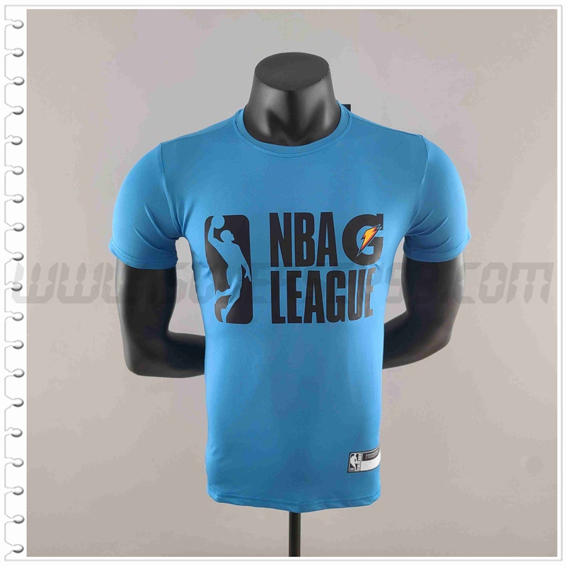 Camiseta NBA Entrenamiento Negro Azul #K000226