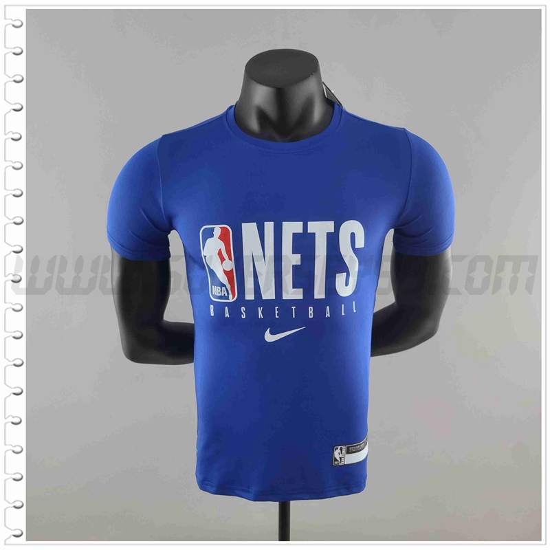 Camiseta NBA Entrenamiento Negro Azul #K000228