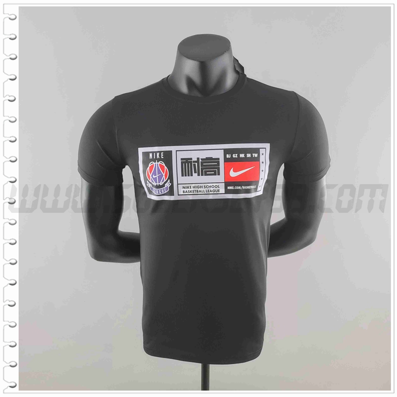 Camiseta NBA Entrenamiento Negro Negro #K000230