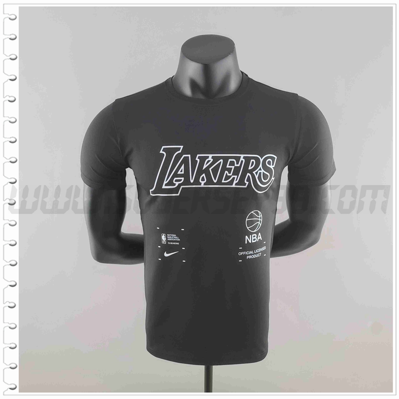 Camiseta NBA Entrenamiento Negro Los Angeles Lakers Negro #K000232