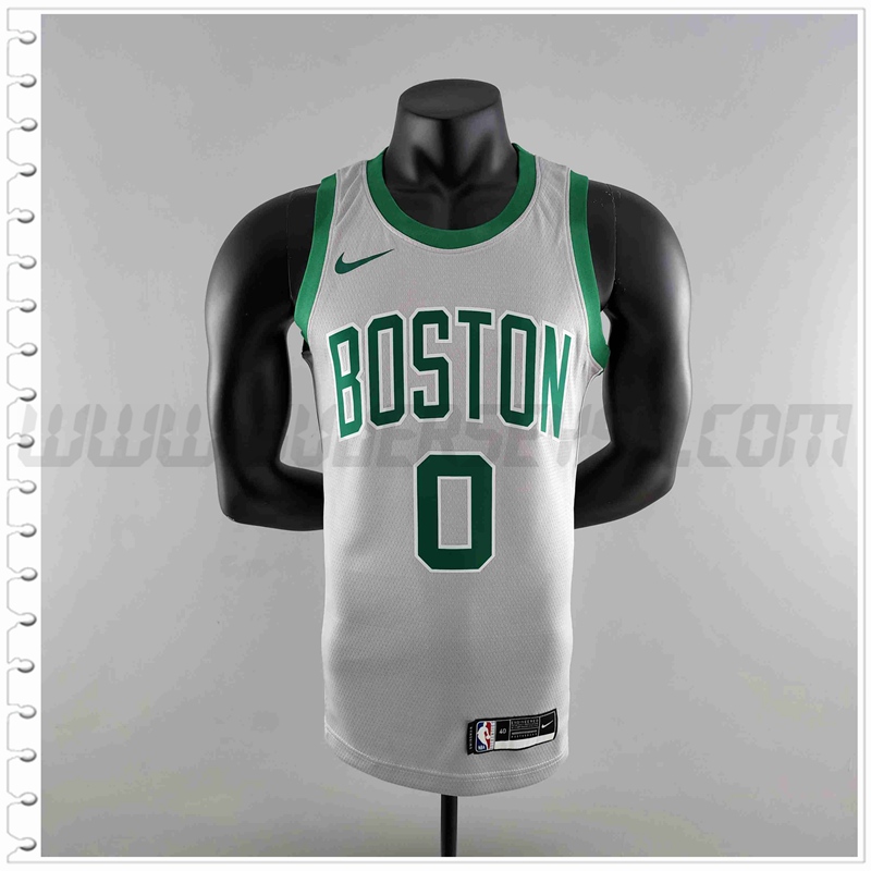 Camiseta Boston Celtics (TATUM #0) Gris