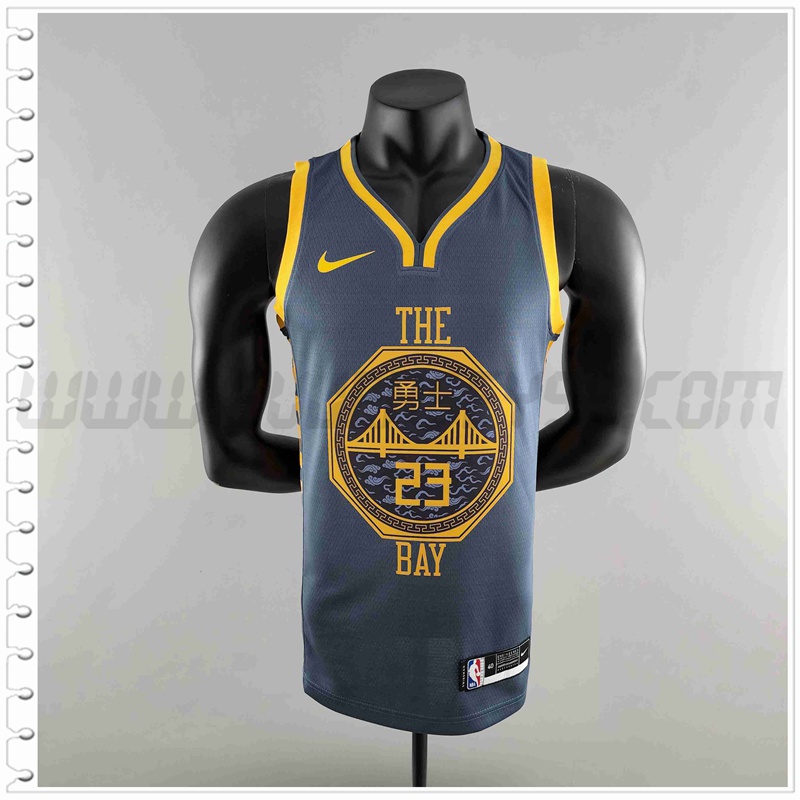 Camiseta Golden State Warriors (GREEN #23) 2018 Gris