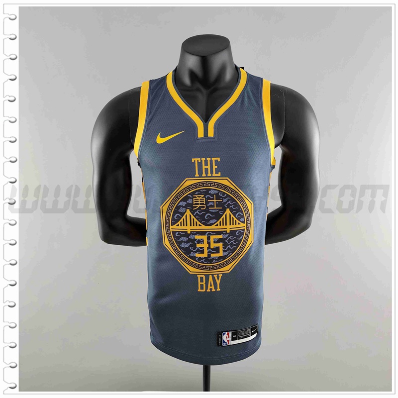 Camiseta Golden State Warriors (DURANT #35) 2018 Gris