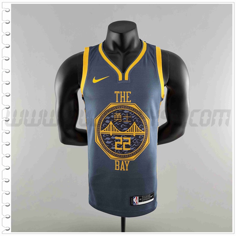 Camiseta Golden State Warriors (WIGGINS #22) 2018 Gris