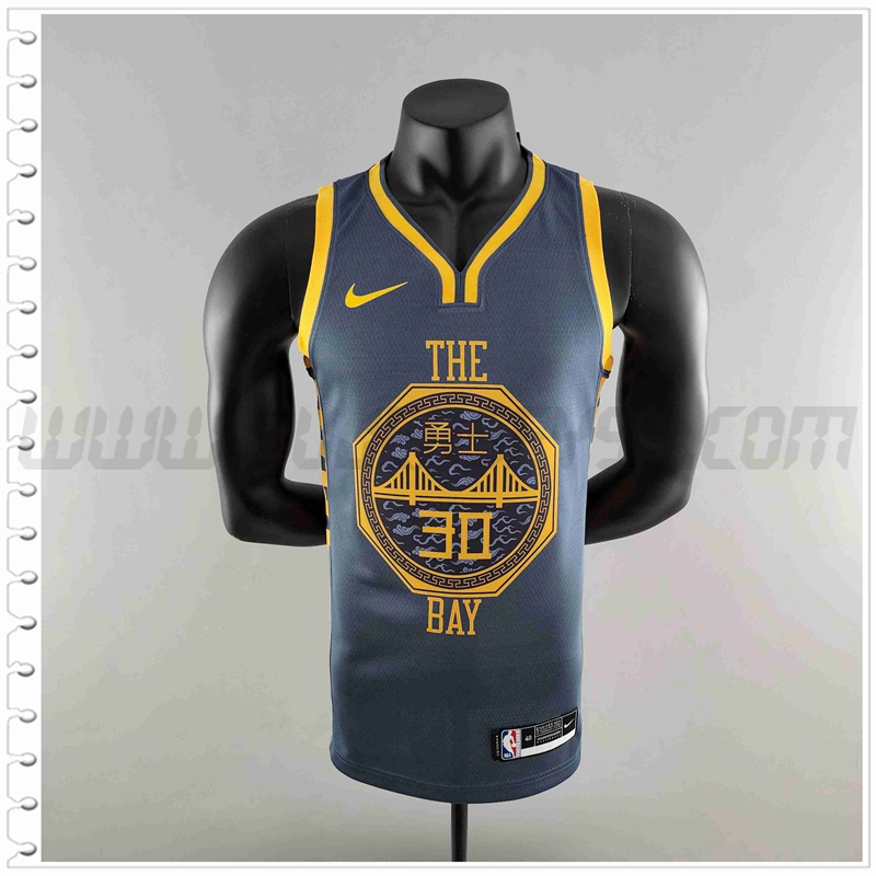 Camiseta Golden State Warriors (CURRY #30) 2018 Gris