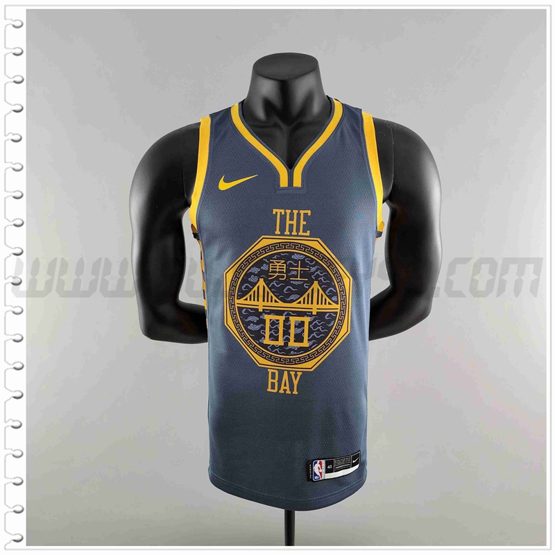 Camiseta Golden State Warriors (KUMINGA #00) 2018 Gris