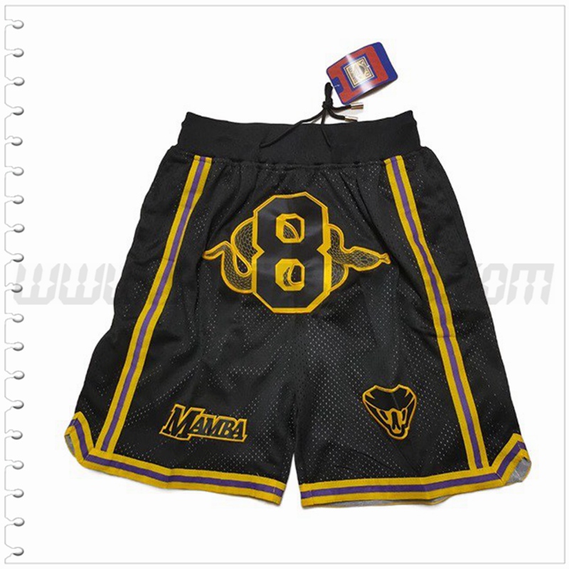 Pantalones Cortos NBA Los Angeles Lakers Negro