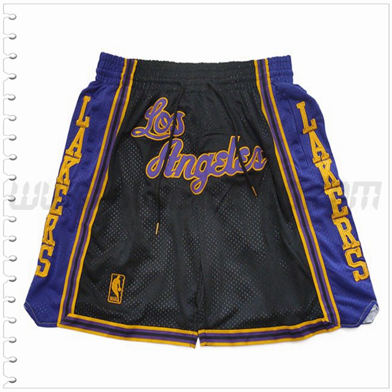 Pantalones Cortos NBA Los Angeles Lakers Negro