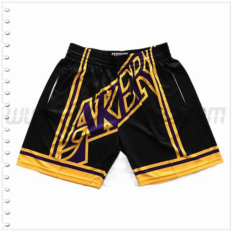 Pantalones Cortos NBA Los Angeles Lakers Negro