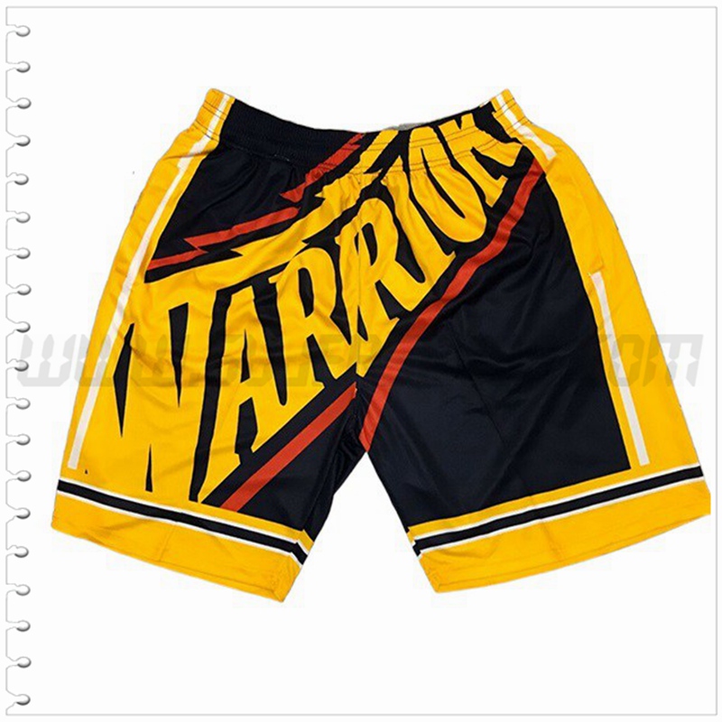 Pantalones Cortos NBA Los Angeles Lakers Amarillo/Negro