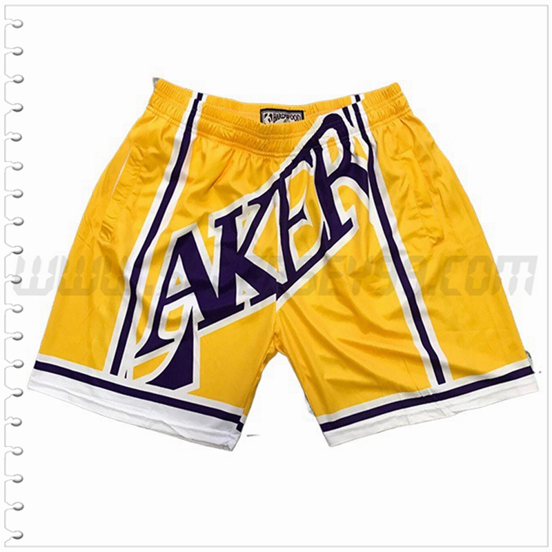 Pantalones Cortos NBA Los Angeles Lakers Amarillo