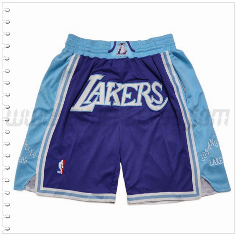 Pantalones Cortos NBA Los Angeles Lakers Púrpura